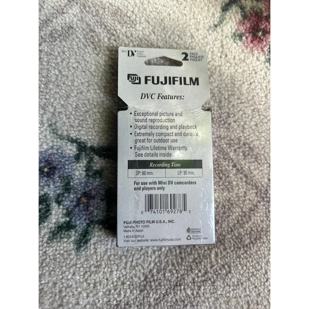 Fujifilm DVC Mini DIGITAL VIDEO CASSETTE Soy ink Japan